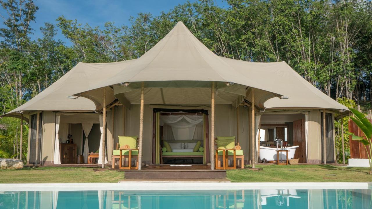 9 Hornbills Tented Camp (Adults Only) Jaunoj-sziget Kültér fotó