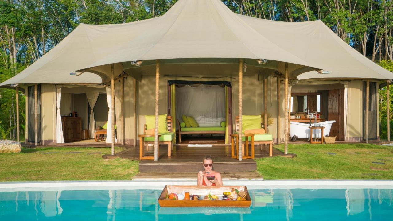 9 Hornbills Tented Camp (Adults Only) Jaunoj-sziget Kültér fotó